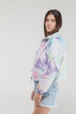 Chaqueta estampado tie dye