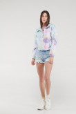 Chaqueta estampado tie dye
