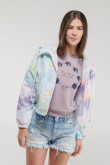 Chaqueta estampado tie dye