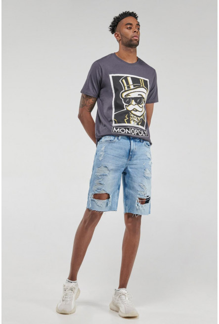 Bermuda denim slim