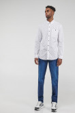 Camisa estampada, manga larga