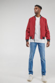 Chaqueta bomber unicolor