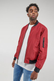 Chaqueta bomber unicolor