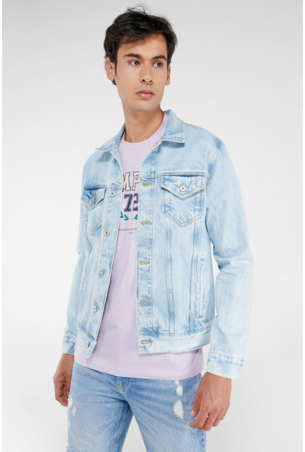 Chaqueta Slim en jean