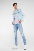 Chaqueta Slim en jean