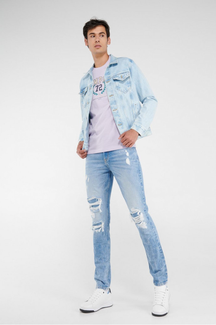 Chaqueta Slim en jean