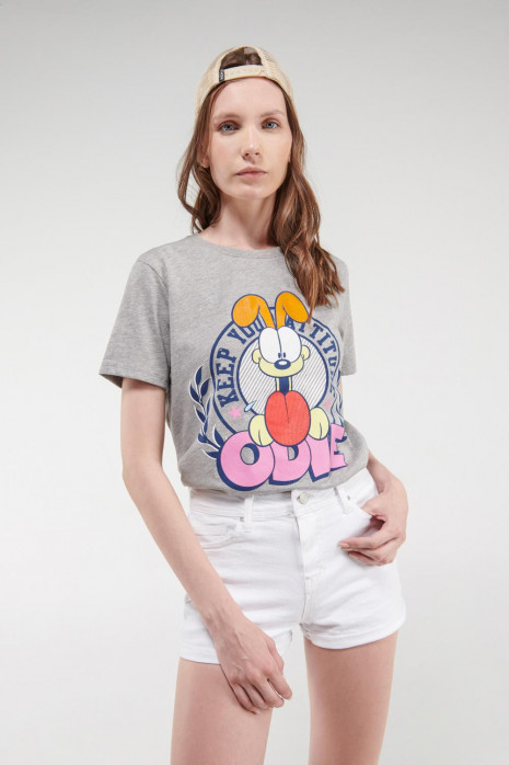 Short unicolor tiro alto