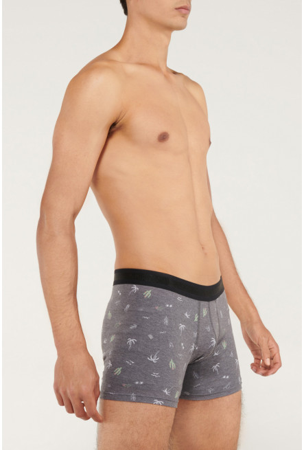 Ropa interior, Boxer pierna media, estampado.