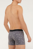Ropa interior, Boxer pierna media, estampado.