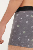 Ropa interior, Boxer pierna media, estampado.