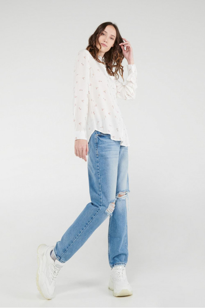 blusa estampada