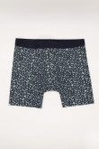 Bóxer Midway Brief azul intenso con estampado