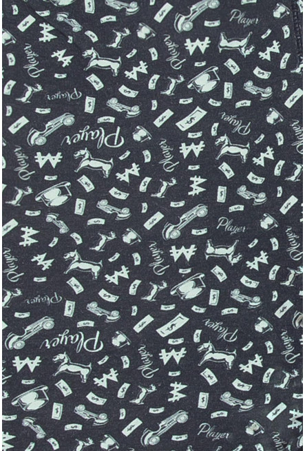 Bóxer Midway Brief azul intenso con estampado