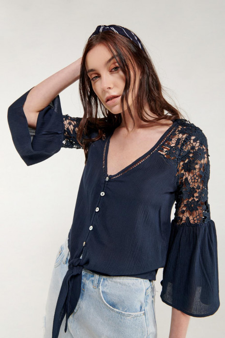 Blusa unicolor