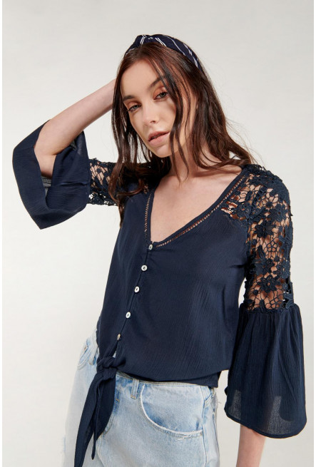 Blusa unicolor