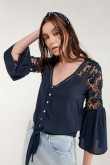 Blusa unicolor