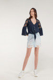 Blusa unicolor