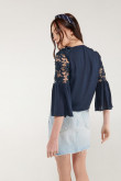Blusa unicolor
