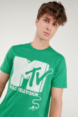 Camiseta manga corta estampada de MTV