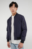 Chaqueta bomber unicolor