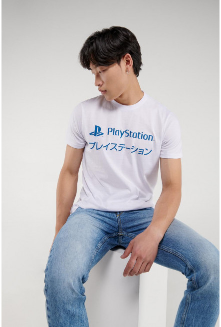 Camiseta manga corta estampado de Play Station.