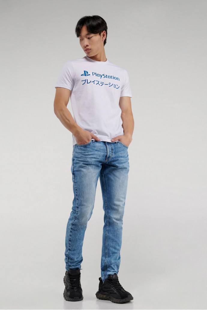 Camiseta manga corta estampado de Play Station.