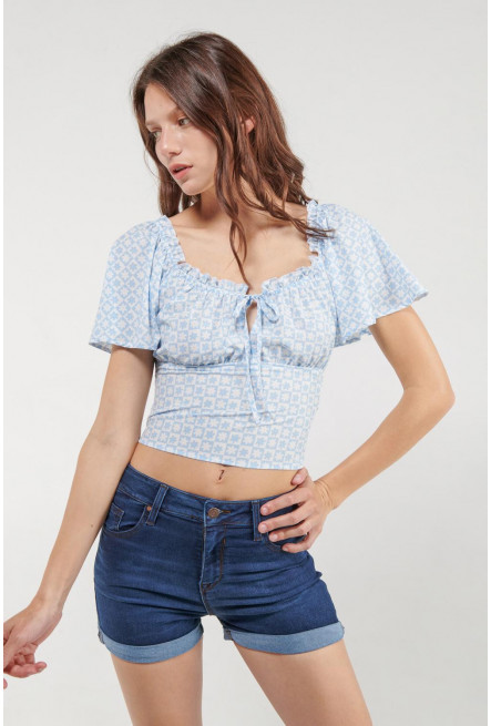 BLUSA ESTAMPADA
