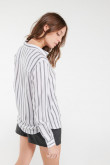 Blusa estampada, con bolsillo