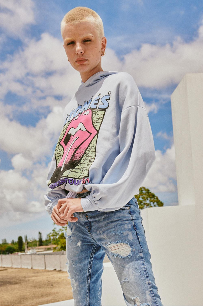 Buzo, estampado de Rolling Stones