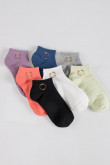 Medias cortas unicolor