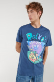 Camiseta manga corta estampado de La Vida moderna de Rocko.