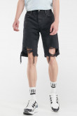 Bermuda slim con rotos