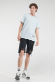 Bermuda slim con rotos