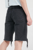 Bermuda slim con rotos