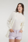 Cardigan tejido con bolsillos