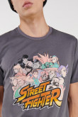 Camiseta manga corta, estampado de Street Fighter.