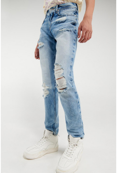 Jean skinny con rotos