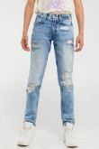Jean skinny con rotos