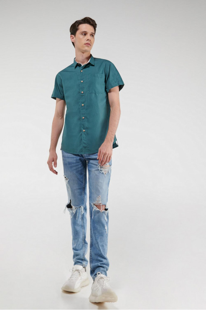 Camisa unicolor