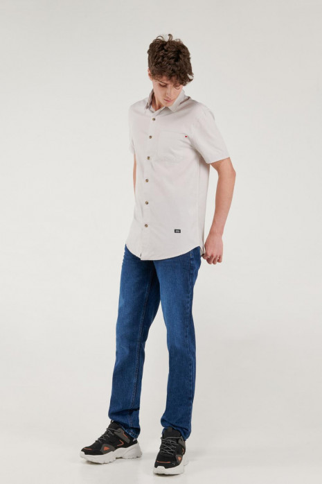 Camisa unicolor