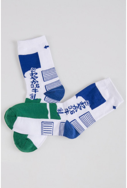 medias largas con motivo