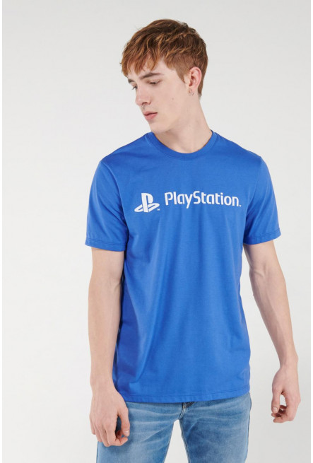 Camiseta manga corta estampado de Play Station.