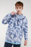Chaqueta anorak estampada