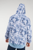 Chaqueta anorak estampada