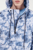 Chaqueta anorak estampada
