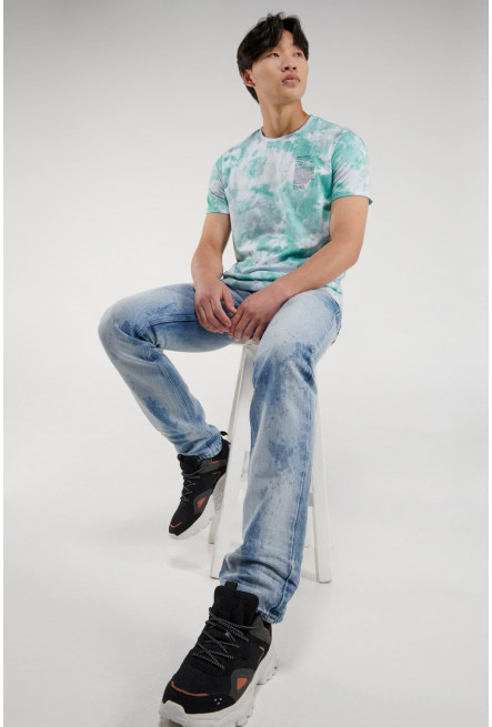 Jean slim con laser