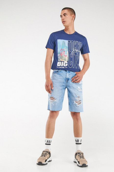 Bermuda denim slim