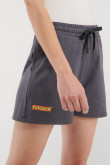 Short con bolsillos, estampado de Pacman.