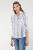 Blusa a rayas manga larga