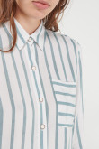 Blusa a rayas manga larga